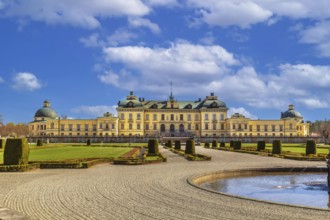 Drottningholm Palace is the private residence of the Swedish royal family in Stockholm, Sweden,