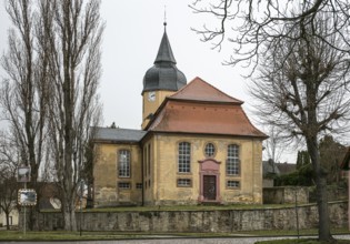 Frankleben Geiseltal 0857 Village church called DOM DES GEISELTAL completed in 1734 by Johann