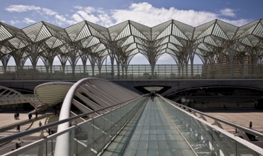 Lisbon, East railway station by Santiago Calatrava 1998