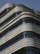 London, commercial building in Haymarket street, partial view