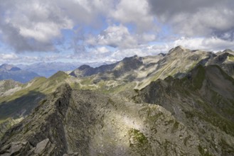 View from Gmeineck, Hohe Tauern National Park, Carinthia, Austria, Europe