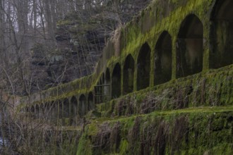 Hike through the Lohmen gorge - historic hydroelectric power plant power station