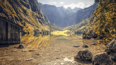 An image of the beautiful Obersee in Bavaria Germany