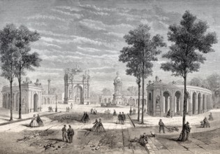 Inauguration of Boulevard du Prince-Eugène (now Boulevard Voltaire), Paris, France, December 7,