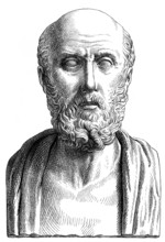 Hippocrates of Kos or Hippocrates II, c. 460-c. 370 BC, a Greek physician in Classical Greece