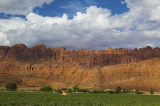 Landscape in Moab near the Arches National Park, Moab, Utah, USA, North America