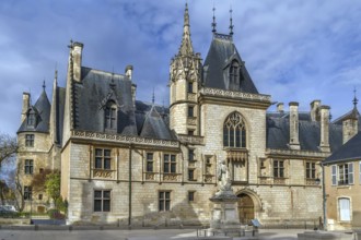 Jacques Coeur palace is a mansion located in Bourges, France a masterpiece of civil architecture