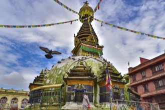 An old stupa in Kathmandu, Nepal, Asia