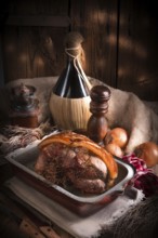 Pork roast with crackling