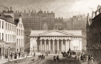 Royal Institution, from Hanover Street, Edinburgh, Scotland, 19th century, from Modern Athens by Th