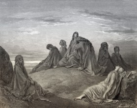 Israelite Women Mourn with Jephthah's Daughter, Gustave Doré