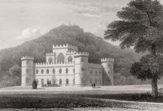 Inveraray Castle, Inveraray county of Argyll, Scotland, 19th century, from Modern Athens by Th. H.
