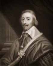 Armand Jean du Plessis, cardinal-duc de Richelieu et de Fronsac, 1585 - 1642, a French clergyman,