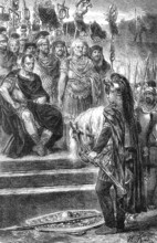 Ancient Roman and Germanic war costumes