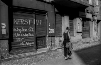 Germany, Berlin, 27.07.1991, Stargarder Straße, Kerstin, Europe