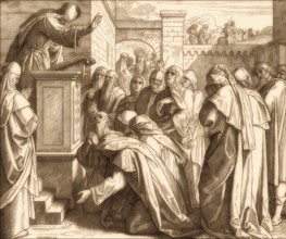 Ezra Reads the Book of the Law, Old Testament, by Julius Schnorr von Carolsfeld