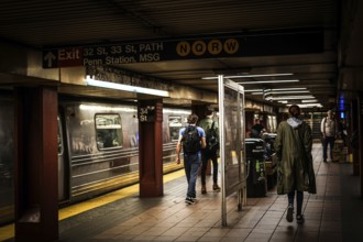 New York subway image. Shooting Location: New York, Manhattan