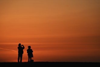 Sunset at Venice Beach, Los Angeles, California, USA, North America