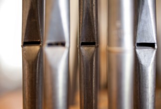 Pipes of an organ