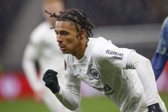 Football, Europa League, Round of 16 second leg, 2024/2025, Eintracht Frankfurt vs. Ajax Amsterdam,