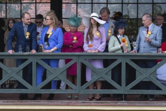 WROCLAW, POLAND - APRIL 23, 2023: Horse racing - opening of the Season at the racecourse WTWK