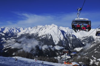 Breath taking panoramic view from the ski area of Kals-Matrei over 60 peaks higher than 3000 metres