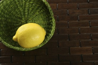 Yellow lemon a healthy C Vitamin citric fruit