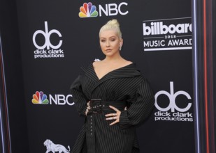 Christina Aguilera at the 2018 Billboard Music Awards held at the MGM Grand Garden Arena in Las