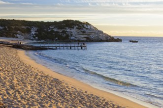 Jetty and boat ramp on the Gnarabup Beach, Prevelly, WA, Australia, Oceania