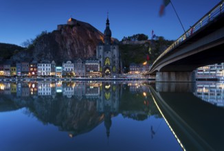 Village of Dinant, Namur, Wallonia, Belgium, Europe
