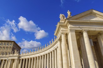 Colonnades at St. Peter's Square in Vatican City