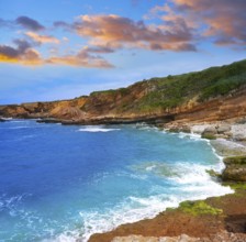 Antromero beach of Cristales with glass stones in Asturias of Spain