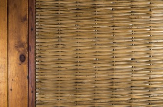 Wooden planks and cane