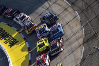 NASCAR Cup Series driver, DANIEL HEMRIC (31) of Kannapolis, NC, races through the turns during the