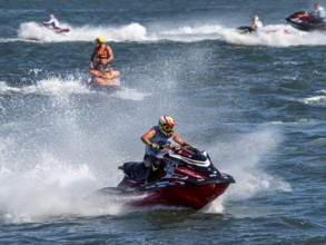 Olbia, Italy - September 16 - 20192 Aquabike world Championship gran prix of Italy