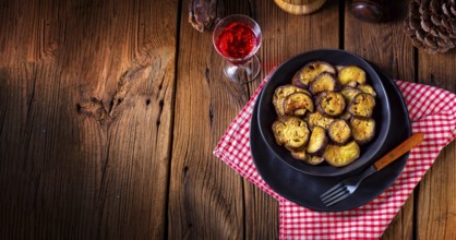 Melitzanes Tiganites - gebratene Auberginen im griechischen Stil