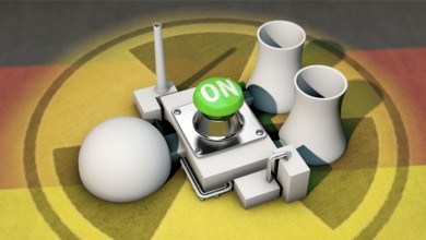 Symbolic image on the subject of lifetime extensions for nuclear power plants in Germany
