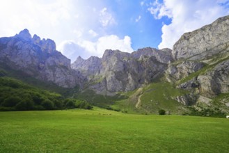 Fuente De mountains in Camaleno Cantabria of Spain