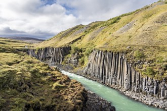 The Stuðlagil Canyon in the east of Iceland
