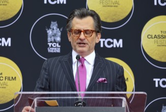 Ben Mankiewicz at TCM Hosts Handprint And Footprint Ceremony Honoring Michelle Pfeiffer held at the