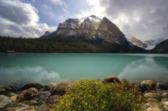 Lake Louise, Banff, Alberta Kanada travel destination with turquoise water