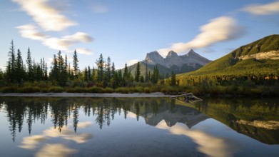The Three Sisters Alberta Bannf National Park
