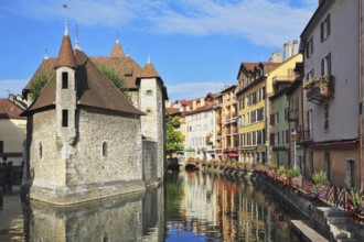 The picturesque medieval prison in the old French resort town of Annecy. Today it is a museum. The