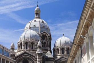Famous cathedrale De La Major in Marseille in France