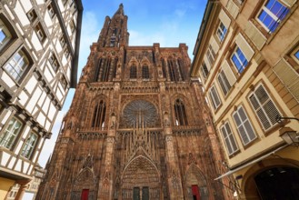 Notre Dame Cathedral in Strasbourg Alsace France