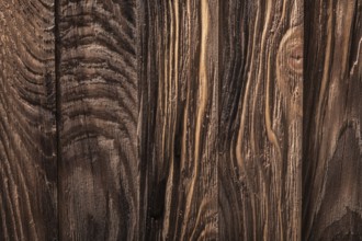 Vertical version old texture of brown wood boards