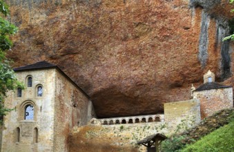 San Juan de la Pena romanesque Monastery Huesca Spain