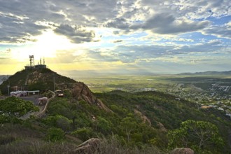 View from Castle Hill on Townsville during dawn