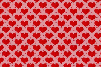 Valentine's Day template with heartsfor banners, inviations, advertisements, cards