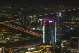 A picture of the Paramount Hotel Dubai and nearby Nad Al Sheba 1 buildings